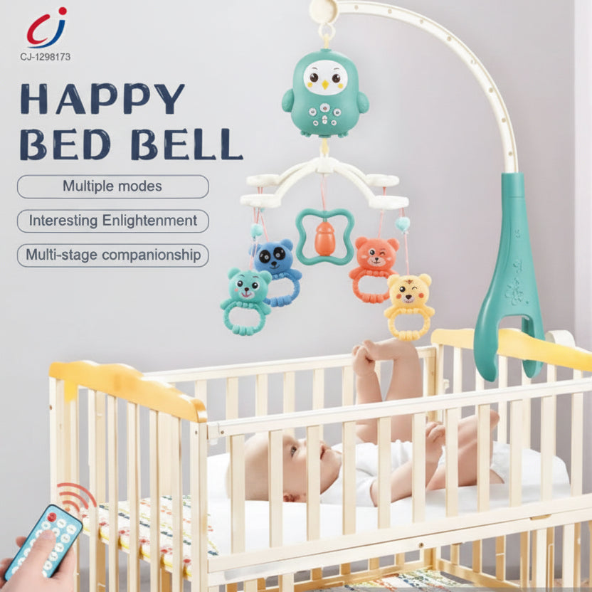 Happy Bed Bell – 360° Rotating Musical Baby Crib Mobile