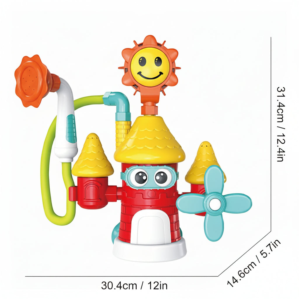 Castle Bathroom Shower Bath Toy | Ages 18M+ | Encourage Sensory Exploration & Water Confidence