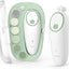 Momcozy Baby Nail File Electric, Gentle Baby Nail Trimmer Electric, Baby Nail Clipper with Night Light, 7 Grinding Head Replacement Pads, Green