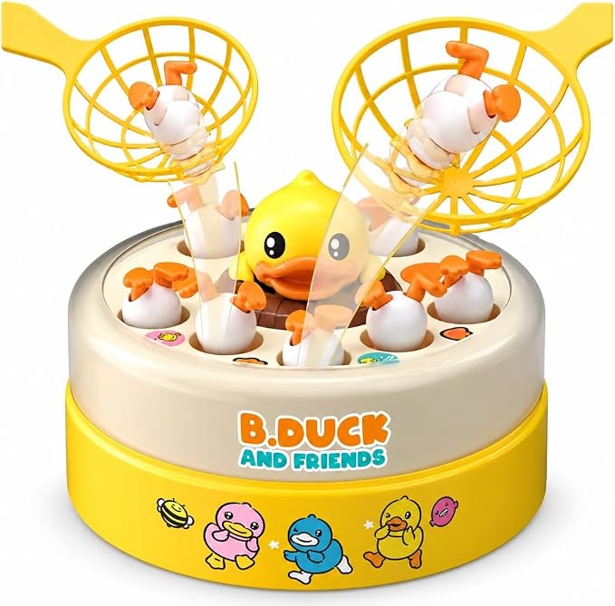Duck catcher Game Set with Catch Scoops for Kids/Toddlers (age : +3 )