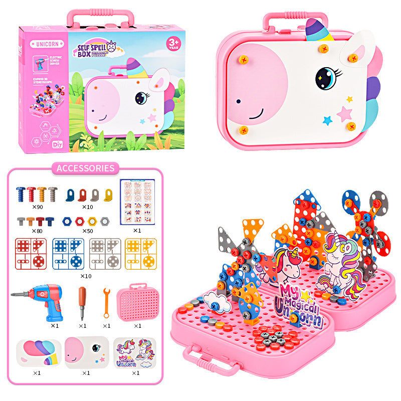 Unicorn Electric Drill puzzle set 298 pieces