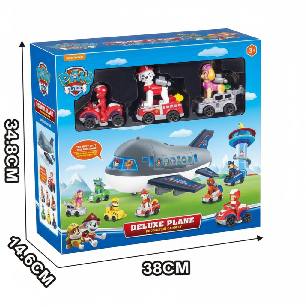 Paw Patrol Sky-Rescue Mission Cargo Airplane | Ages 3+ | Master Kinetic Velocity & Strategic Rescue Logic