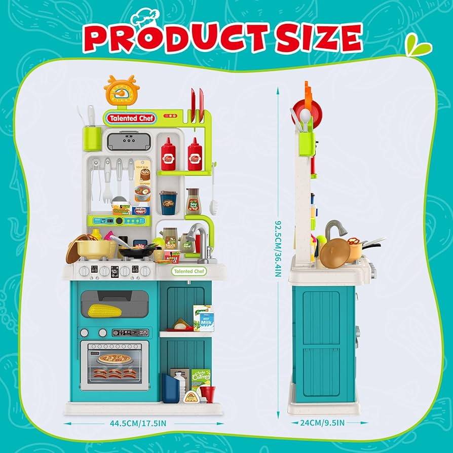 Home kitchen 96 pieces toy set