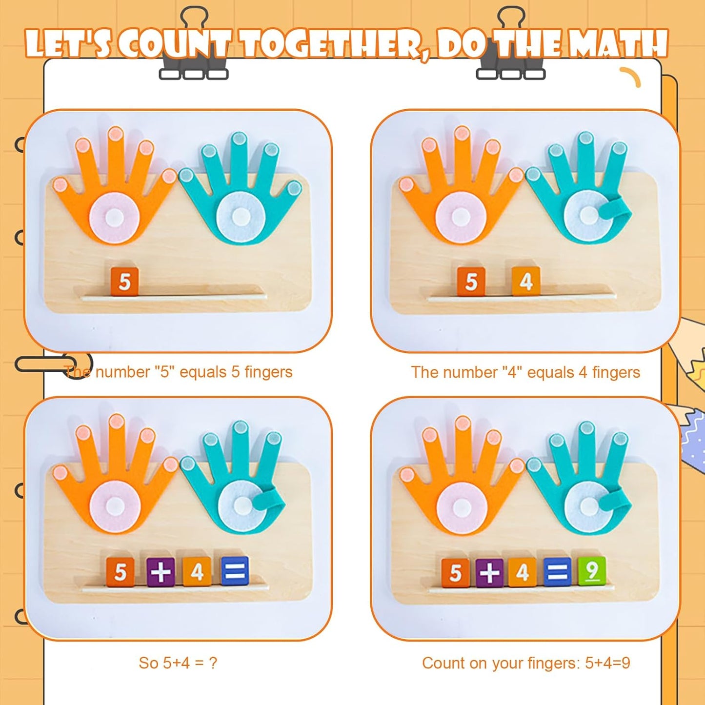 Wooden Montessori Educational Math Toy