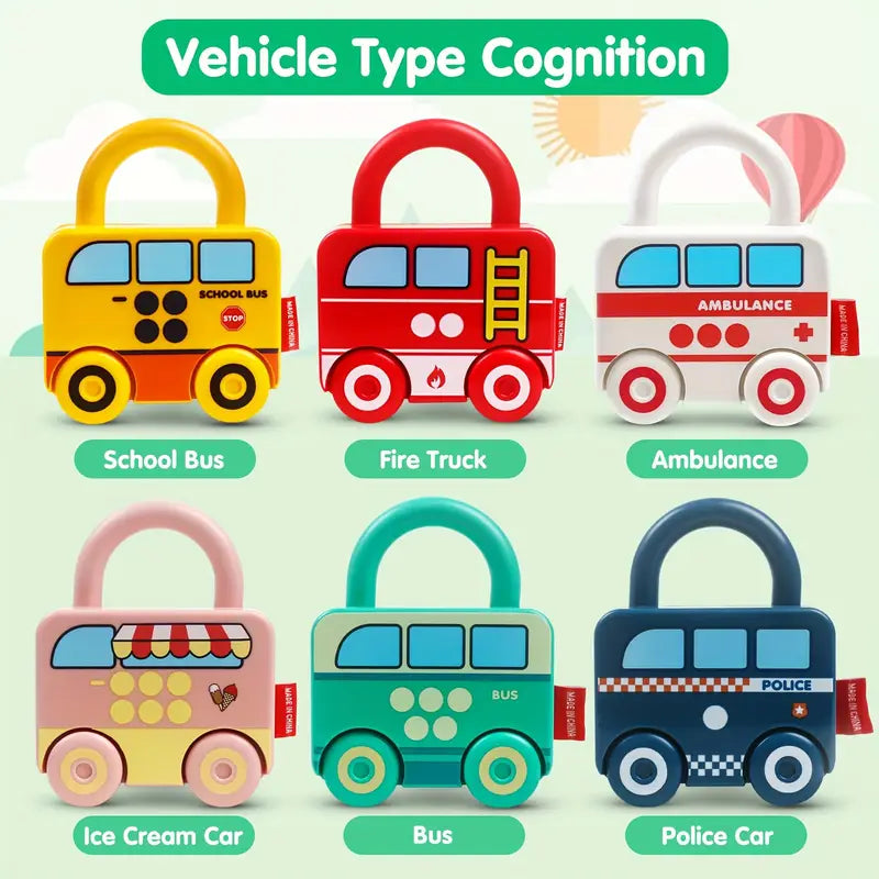 Locks  cars and keys toy