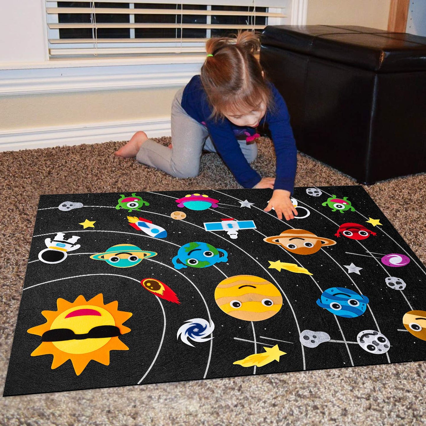 Interactive Solar System Felt Story Board – Cosmic Learning Adventure