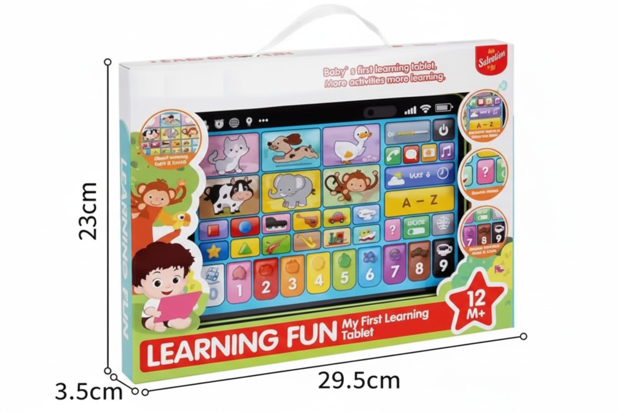 My First Learning Tablet – 3-in-1 Multilingual Interactive Discovery Pad