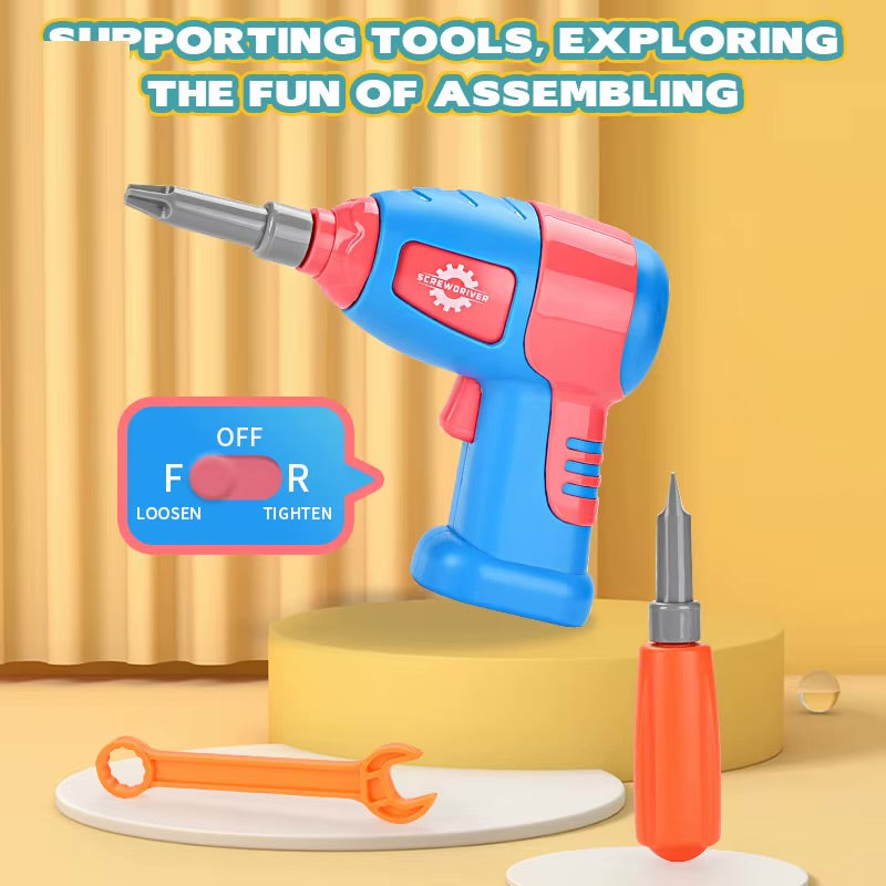 Dinosaur Electric Drill puzzle set 298 pieces