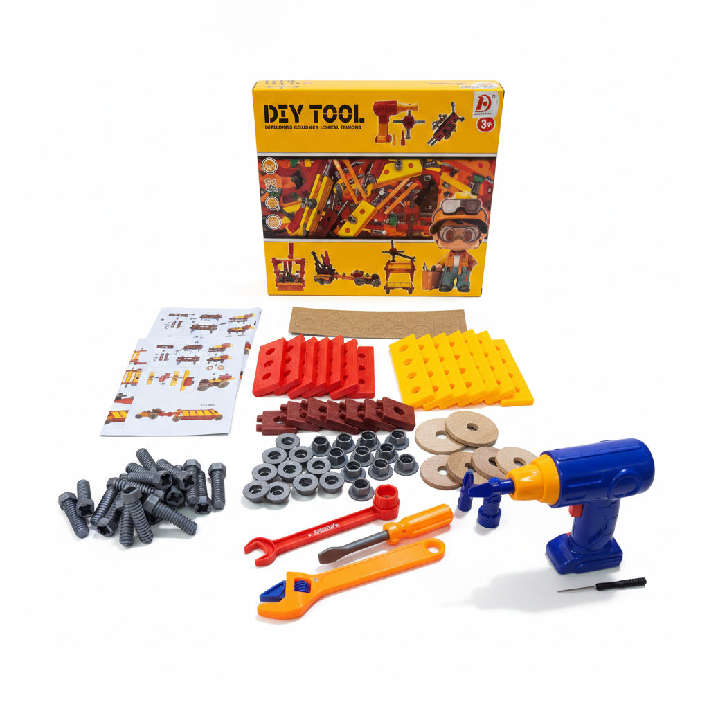 Master Builder STEM Tool Set – 3-in-1 DIY Construction Kit
