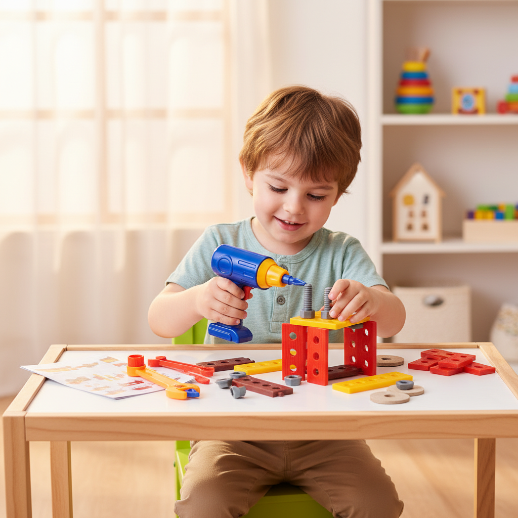 Master Builder STEM Tool Set – 3-in-1 DIY Construction Kit