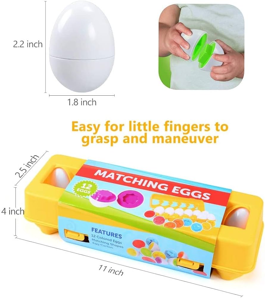 Egg Matching Toy-24 Pieces