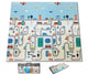 Foldable XPE Foam Play Mat – 180 x 200 cm Reversible Educational Mat