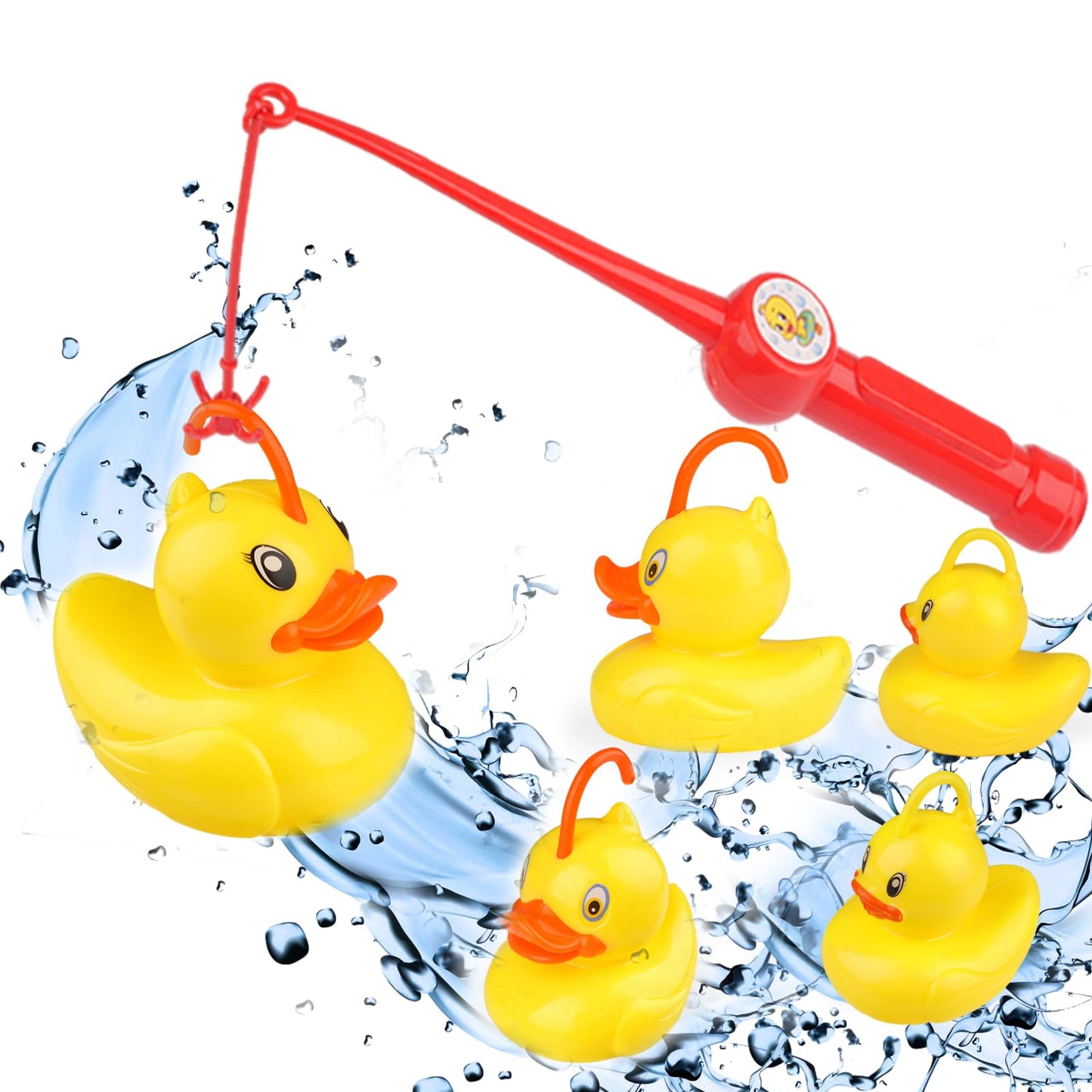 Little Ducks Fishing Game Sensory Water Toy for Kids (Ages 3+)