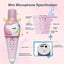 Lovely Unicorn Wireless Karaoke Microphone | Ages 3+ | Master Vocal Expression & Acoustic Calibration