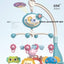 Musical baby crib mobile with lights and music