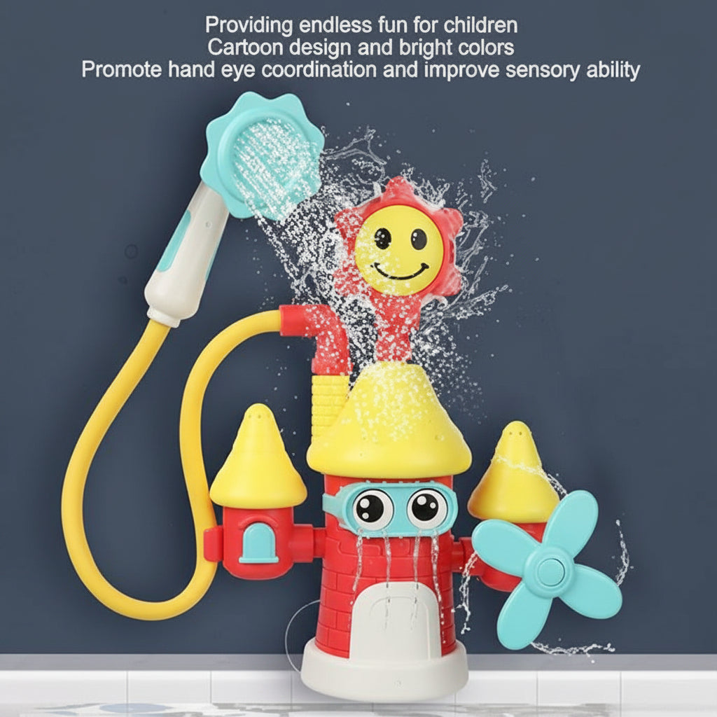 Castle Bathroom Shower Bath Toy | Ages 18M+ | Encourage Sensory Exploration & Water Confidence