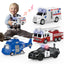 Emergency Rescue Vehicles Interactive Educational Toy Set for Kids (Ages 3+)