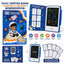 Magic Painting Board" 8.5-Inch Educational LCD Writing Tablet with 20 Double-Sided Learning Cards (Space Astronaut Edition / Ages 3+)