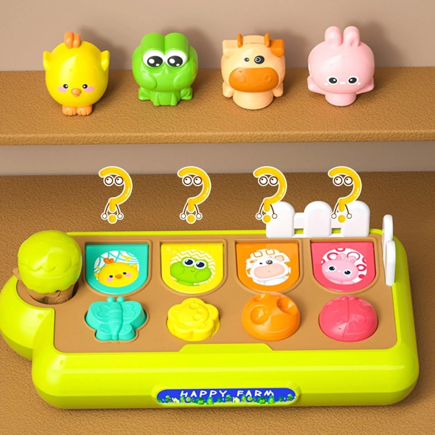 Farm Hide & Seek Pop-Up Laboratory | Ages 18m+ | Master Mechanical Switches & Early Cause-and-Effect