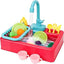 Kids Electric Circulation Kitchen Sink | Ages 3+ | Master Fluid Dynamics & Self-Correcting Life Skills