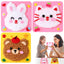 Cute Animals DIY Yarn Embroidery Sensory Craft Kit for Kids (Ages 3-6 Years)