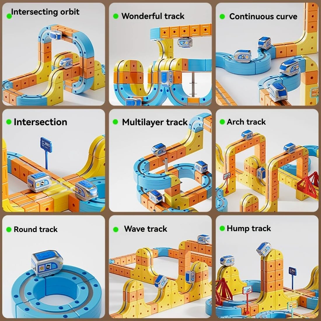Infinity Racer 3D Anti-Gravity Cube Track – 31-Piece Electric Train Engineering Set