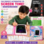 Magic Painting Board" 8.5-Inch Educational LCD Writing Tablet with 20 Double-Sided Learning Cards (40 Activities / Ages 3+)