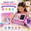 Magic Painting Board" 8.5-Inch Educational LCD Writing Tablet with 20 Double-Sided Learning Cards (40 Activities / Ages 3+)