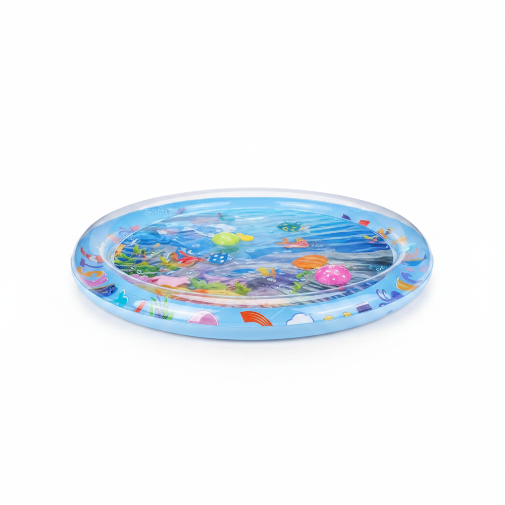 Sea Creatures Inflatable Water Mat Sensory Montessori Toy for Infants (Ages 0-12m)