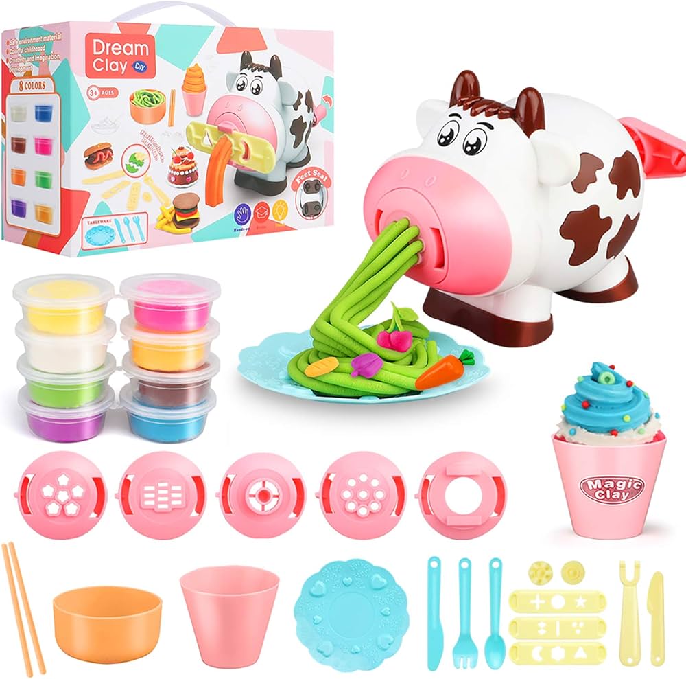 DIY Dream Clay Cow Set | Ages 3+ | Inspire Sensory Art & Fine Motor Mastery