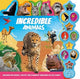 Igloo Books "10 Button Sound: Incredible Animals" Interactive Sound Board Book with Shaped Tabs for Kids (Ages 3–6)