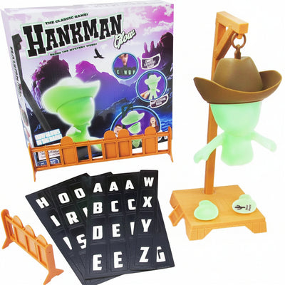 Hankman Glow 3D Magnetic Board Game | Ages 6+ | Master Vocabulary & Logical Thinking