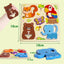 Montessori Cute Animals Wooden Educational Puzzle Set for Babies & Toddlers (Ages 1-3 Years)