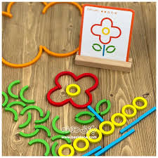 Sticks And Rings Toy ( 120 pieces)
