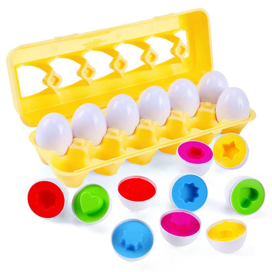 Matching eggs set- 24 pieces