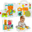 Montessori Busy Board Puzzle Book for Toddlers – Sensory Activity Board