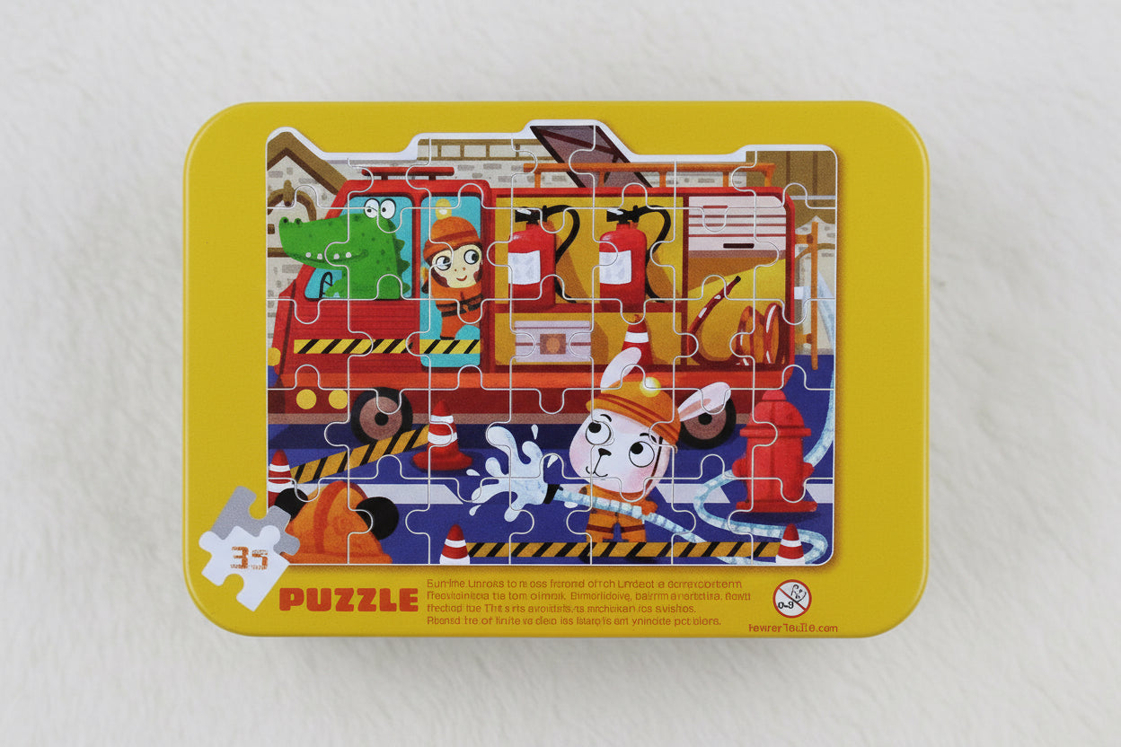Firemen Heroes' 35-Piece Jigsaw Puzzle