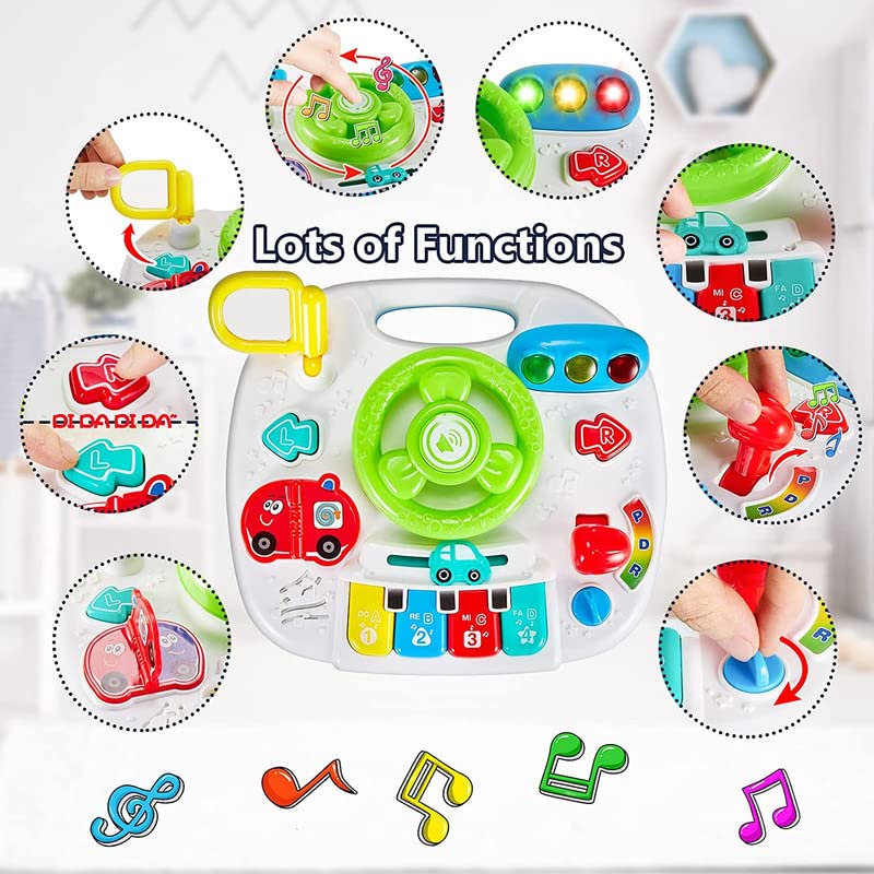 Musical multifunctional learning table
