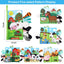 3D Baby Cloth Book – Farm Animals Sensory Soft Book