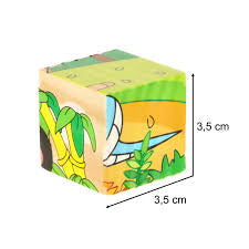 Animals Cube Puzzle – 9-Piece Wooden Block Puzzle (Ages 2+)