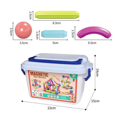 Magnetic Sticks And Balls -46 pcs