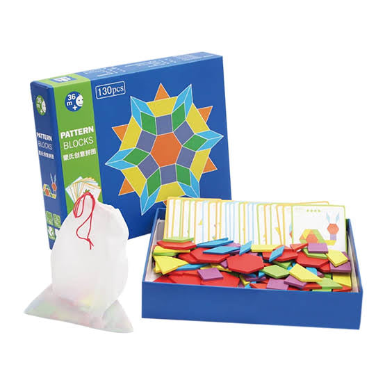 Pattern blocks 130 pcs