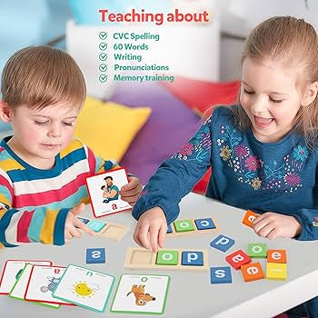Wooden reading blocks