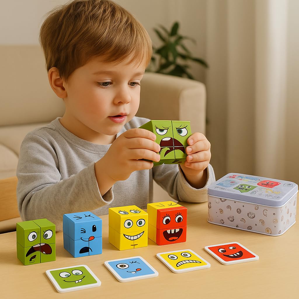 Face change challenge cubes