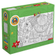 Coloring puzzle Elephant 24 pieces