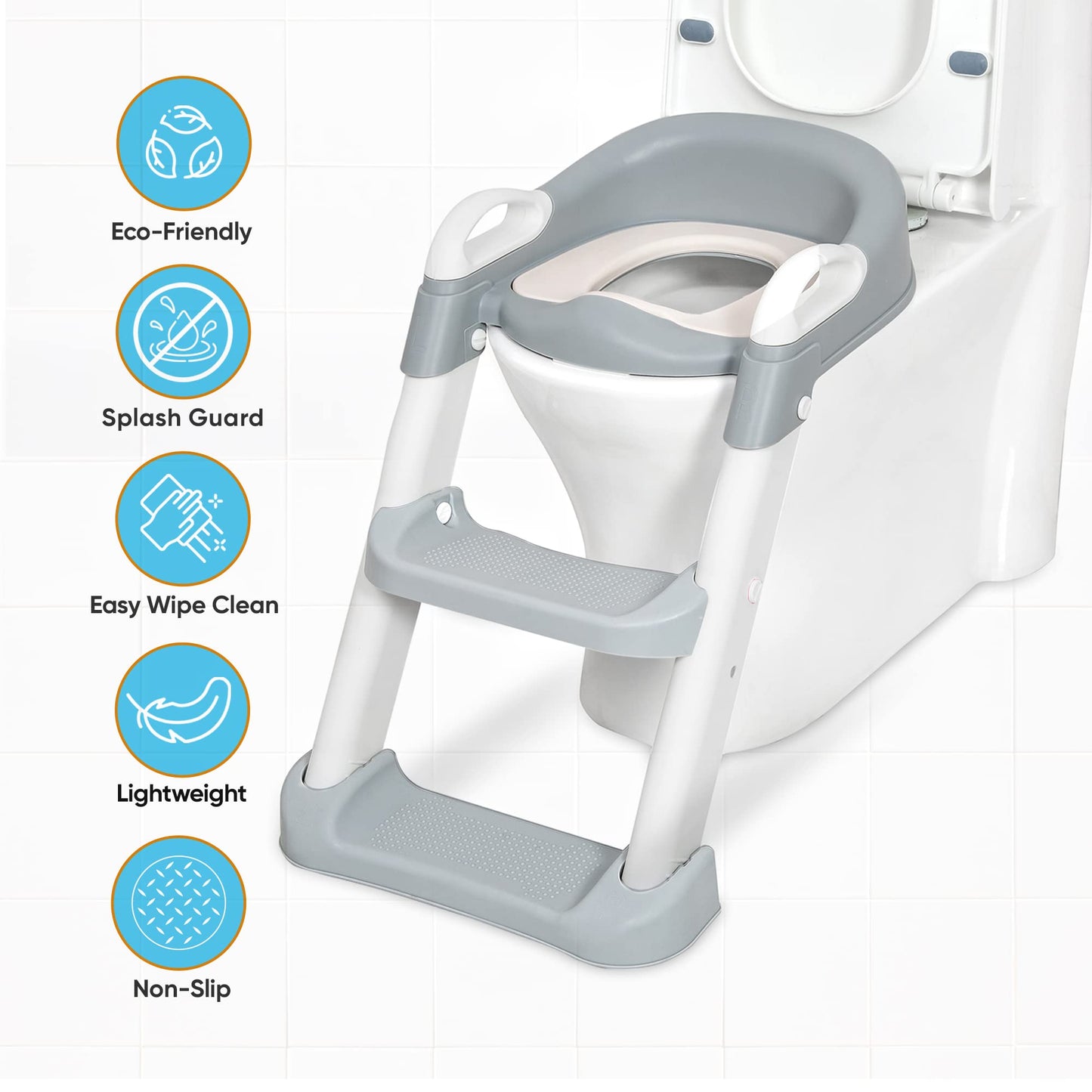Toddler Toilet Training Seat with Step Ladder