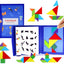 🧩 Magnetic Tangram Woodness Puzzle Book