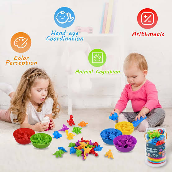 Color Classification & Clipping Silicone Animals