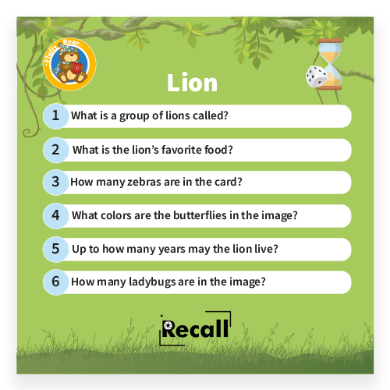 Recall – Animals