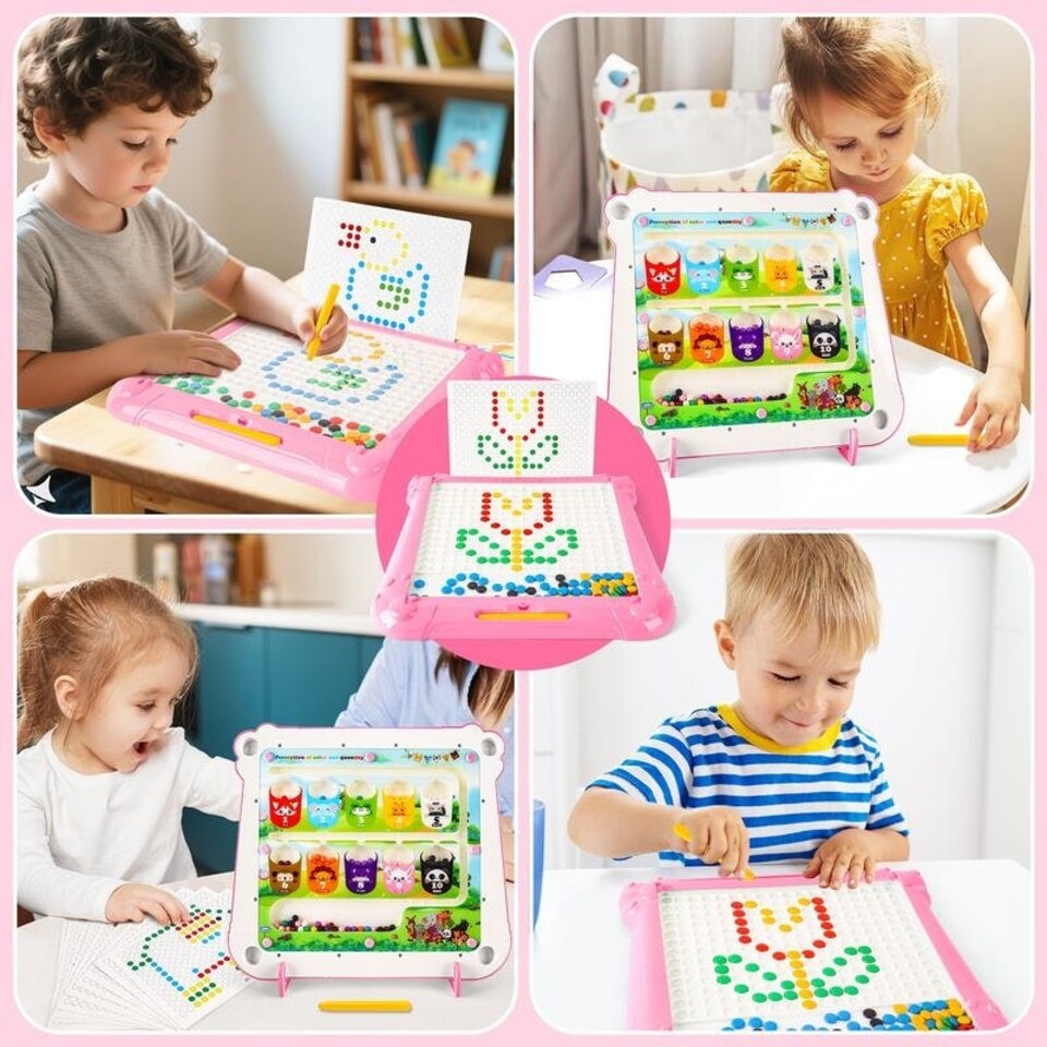 3-in-1 Magnetic Drawing Board & Maze – Double-Sided Activity Set